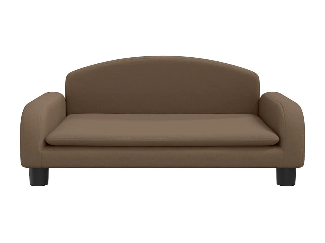 Nezihe  Lit pour cen marron 70x45x30 cm tissu