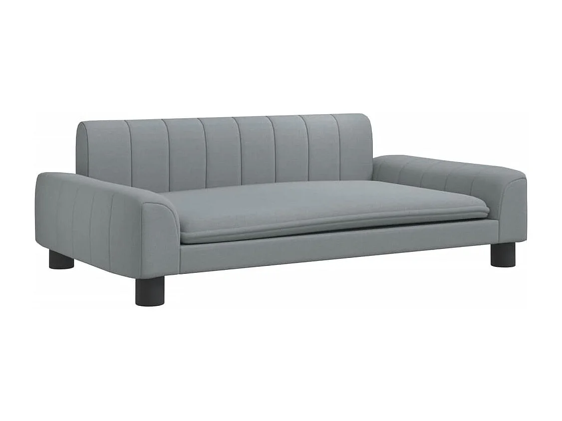 Trent Alan  Lit pour cen gris clair 90x53x30 cm tissu