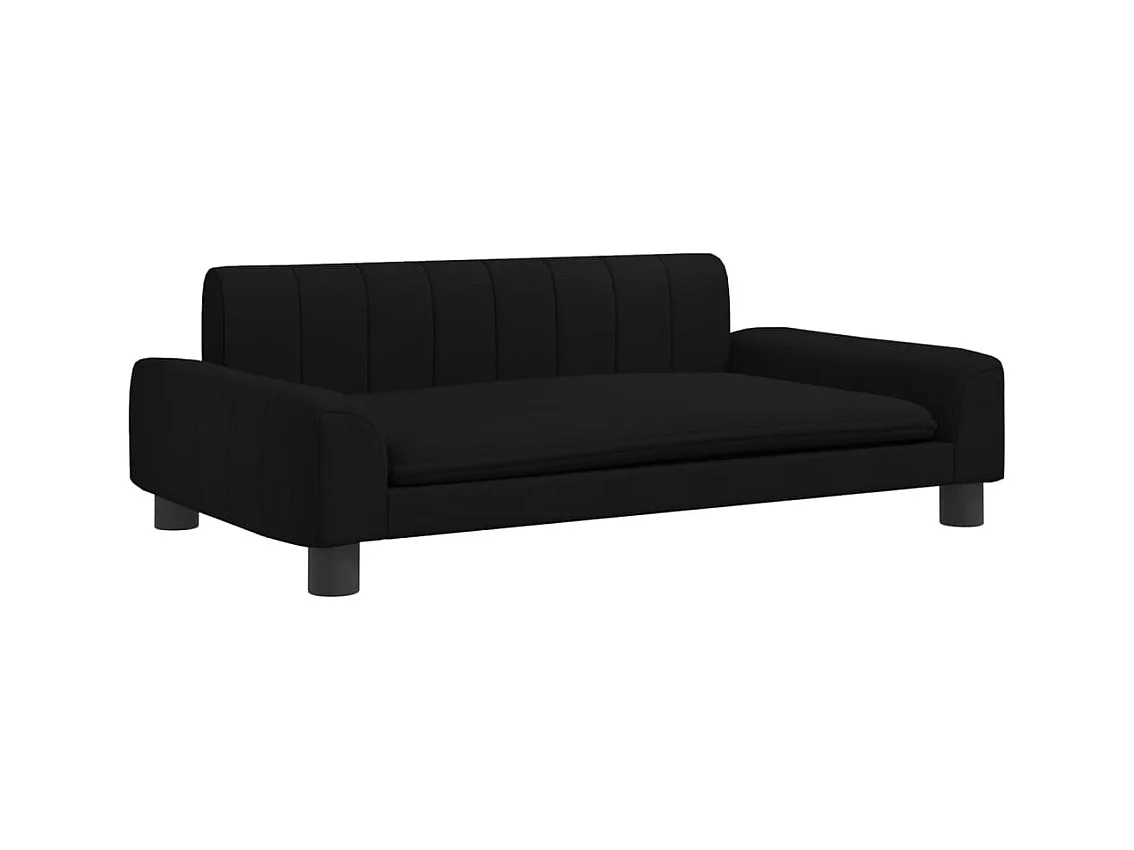 Trent Alan  Lit pour cen noir 90x53x30 cm tissu