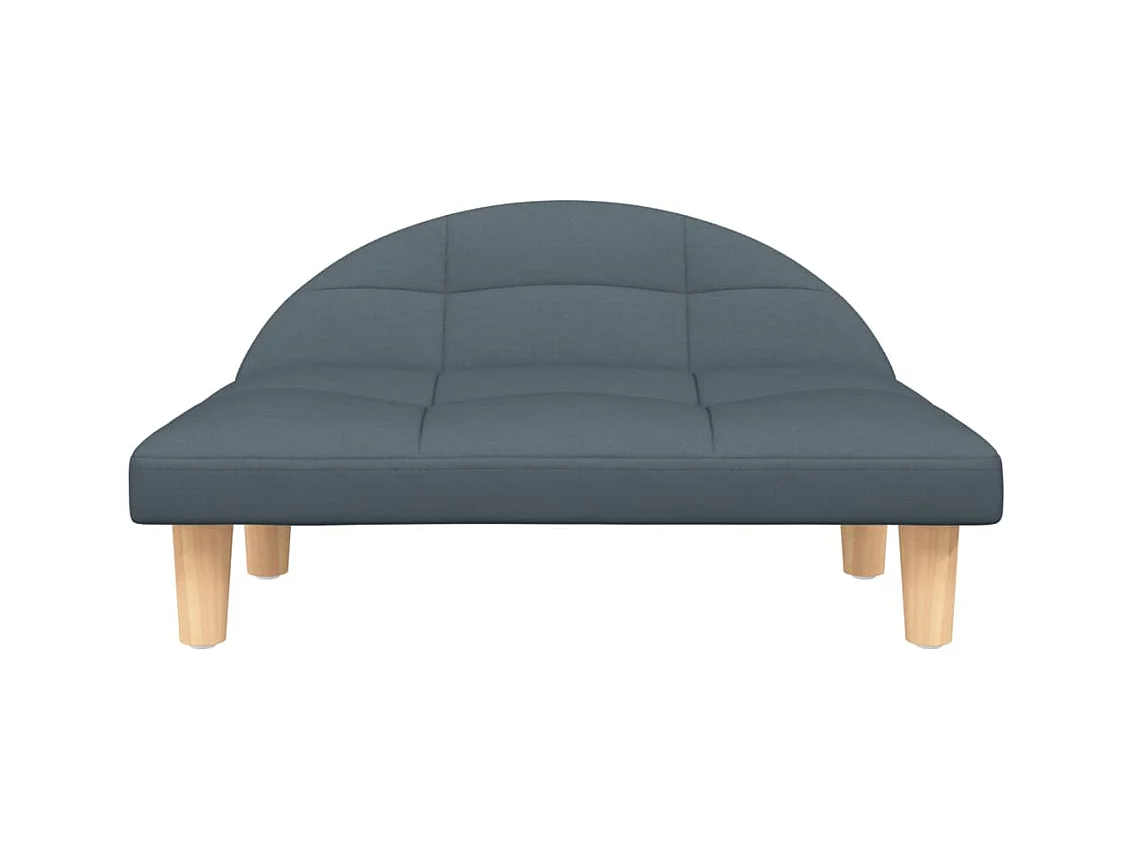 Fort Morgan  Lit pour cen gris foncé 70x52x30 cm tissu