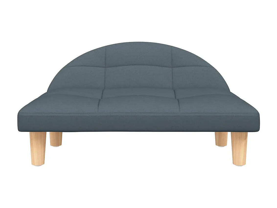 Fort Morgan  Lit pour cen gris foncé 70x52x30 cm tissu