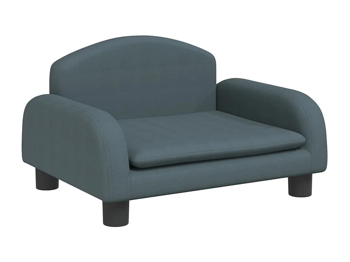 Nezihe  Lit pour cen gris foncé 50x40x30 cm tissu