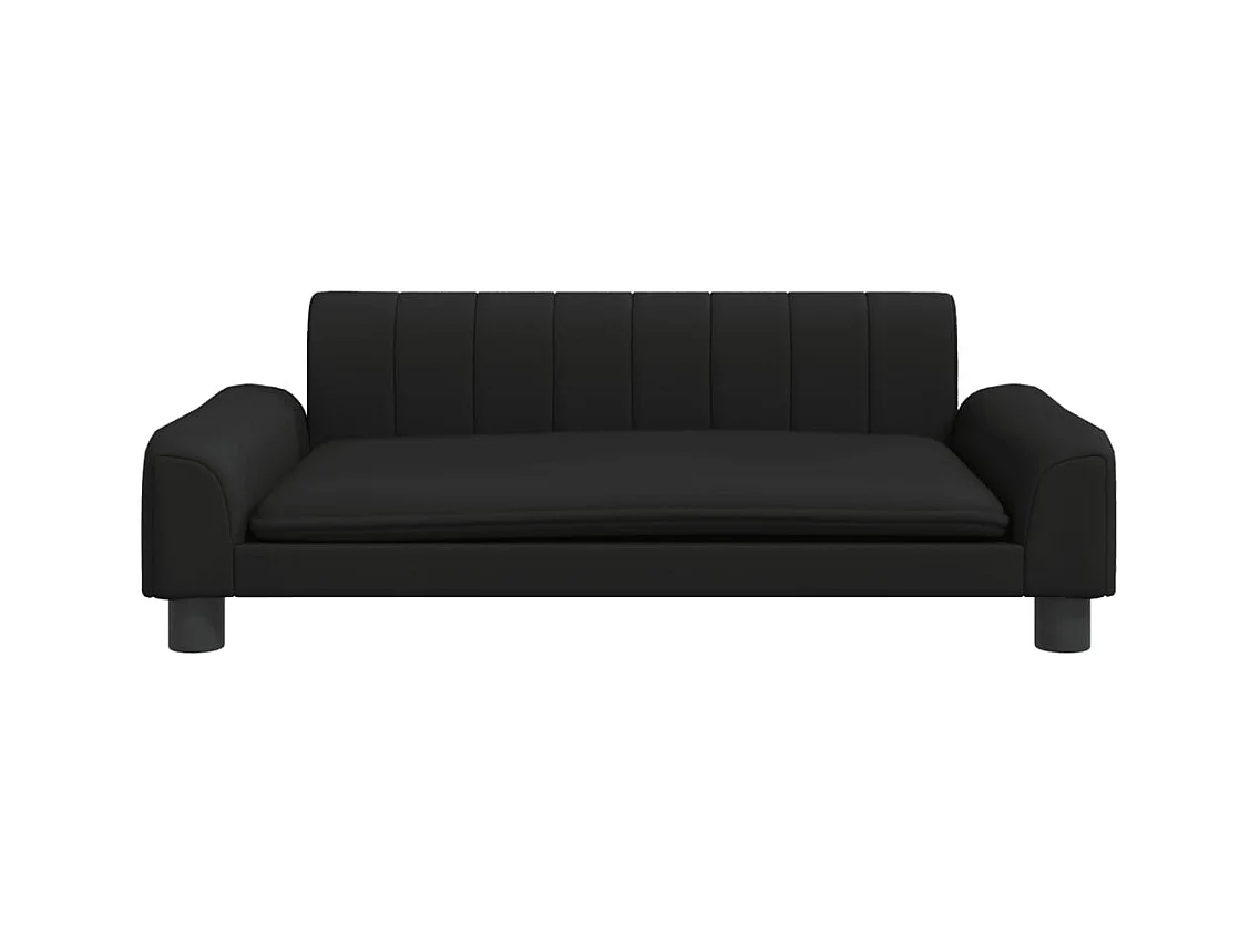 Trent Alan  Lit pour cen noir 90x53x30 cm similicuir
