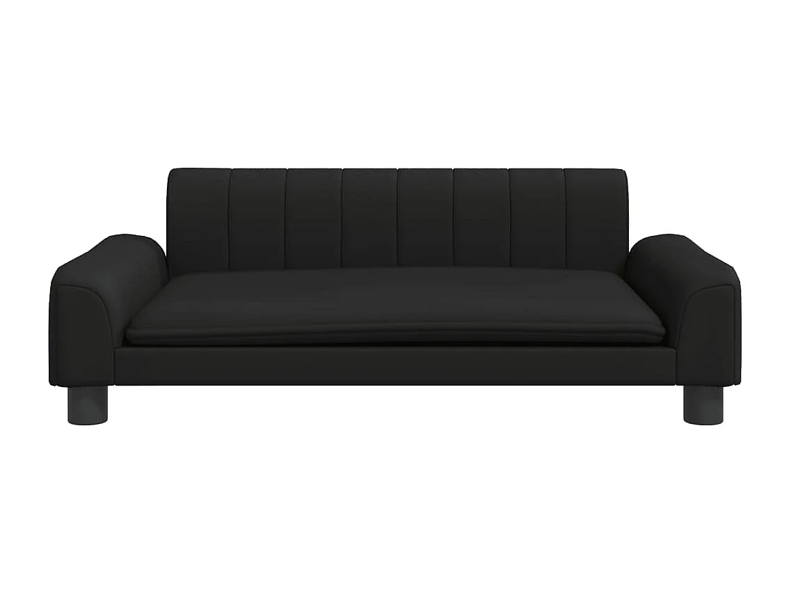 Trent Alan  Lit pour cen noir 90x53x30 cm similicuir