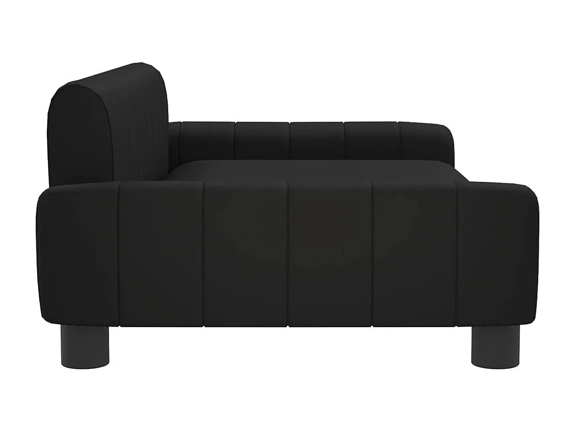 Trent Alan  Lit pour cen noir 90x53x30 cm similicuir