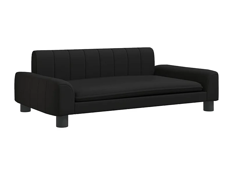 Trent Alan  Lit pour cen noir 90x53x30 cm similicuir