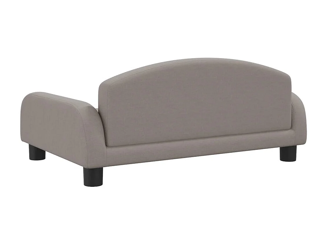 Nezihe  Lit pour cen taupe 70x45x30 cm tissu