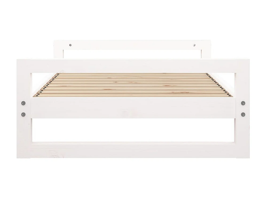 Harelbeke  Lit pour cen Blanc 95,5x65,5x28 cm Bois de pin solide