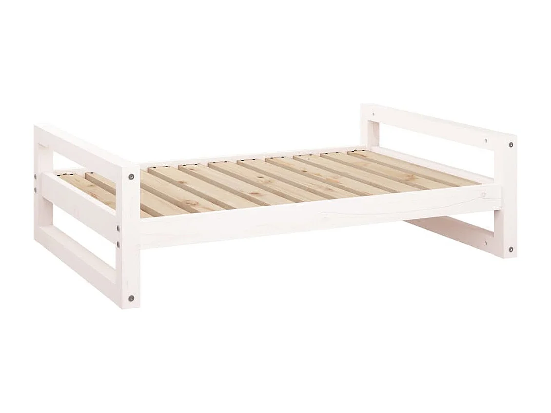 Harelbeke  Lit pour cen Blanc 95,5x65,5x28 cm Bois de pin solide