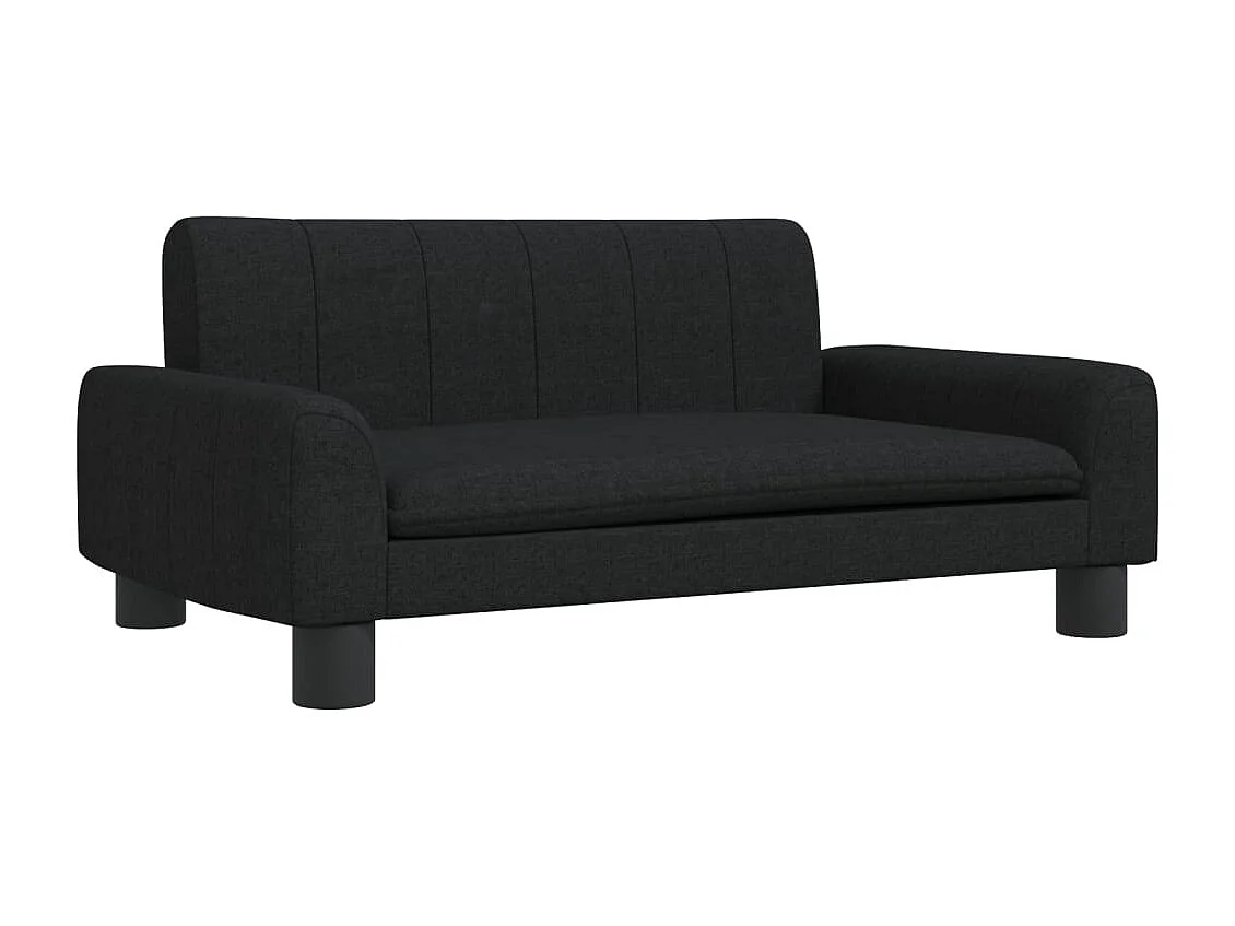 Trent Alan  Lit pour cen noir 70x45x30 cm tissu