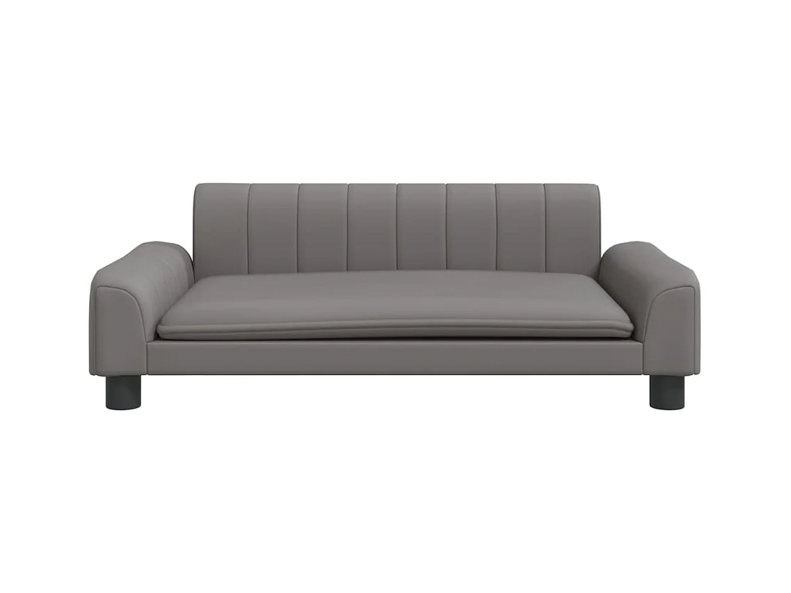 Trent Alan  Lit pour cen gris 90x53x30 cm similicuir