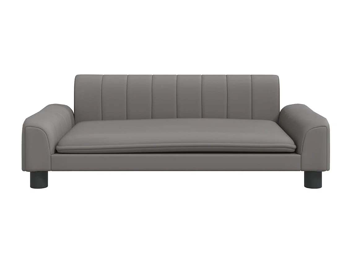 Trent Alan  Lit pour cen gris 90x53x30 cm similicuir