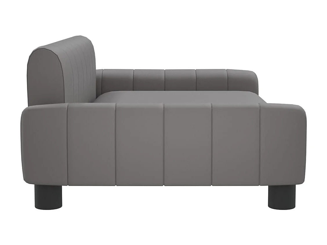 Trent Alan  Lit pour cen gris 90x53x30 cm similicuir