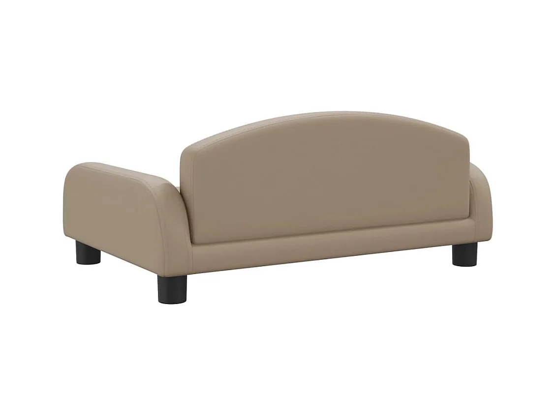 Nezihe  Lit pour cen cappuccino 70x45x30 cm similicuir