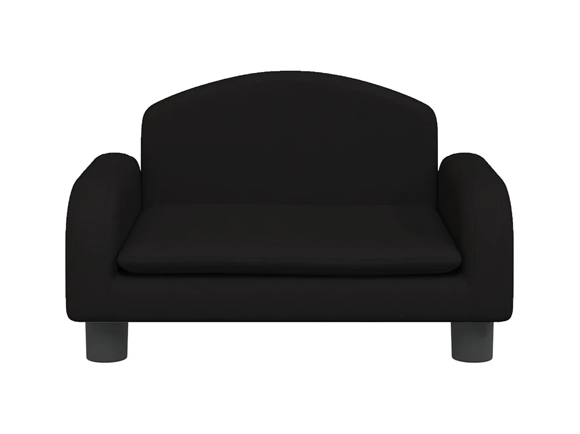 Nezihe  Lit pour cen noir 50x40x30 cm tissu