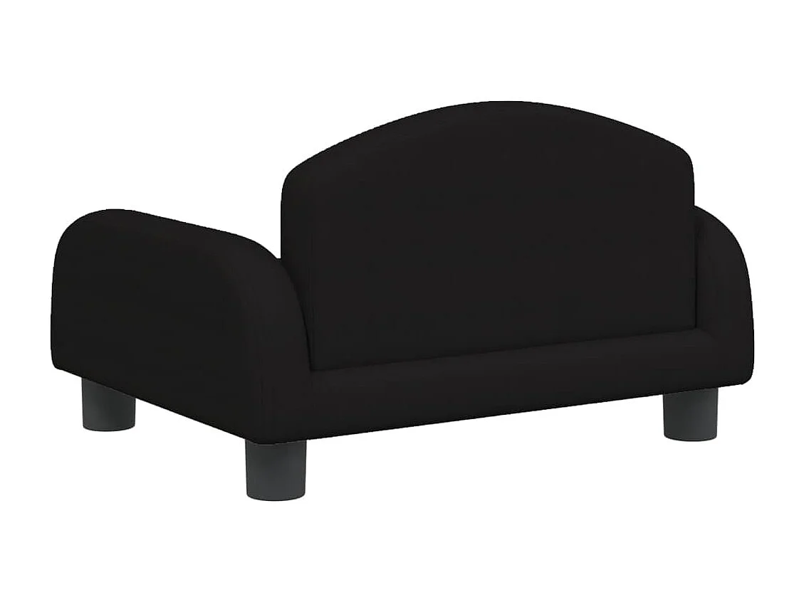 Nezihe  Lit pour cen noir 50x40x30 cm tissu