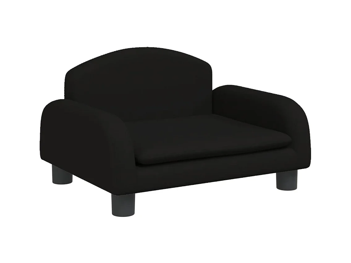Nezihe  Hondenmand 50x40x30 cm stof zwart