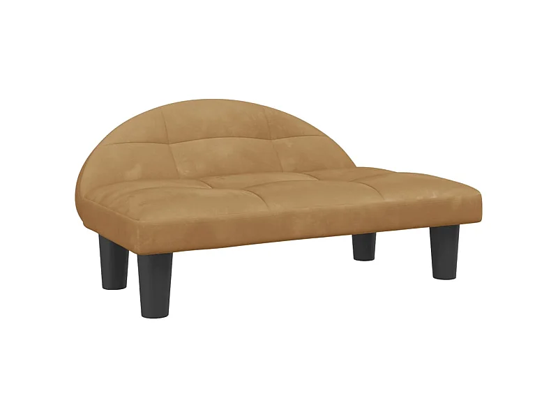 Fort Morgan  Hondenmand 70x52x30 cm fluweel bruin