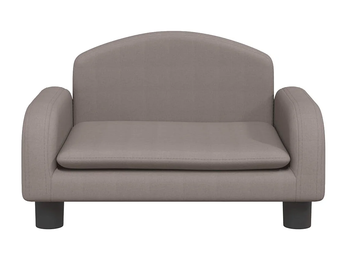 Nezihe  Lit pour cen taupe 50x40x30 cm tissu