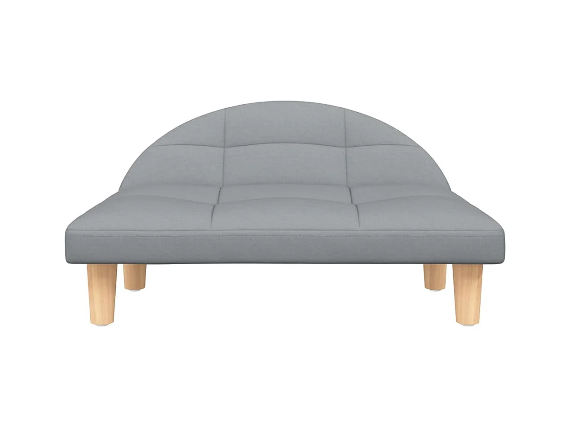 Fort Morgan  Lit pour cen gris clair 70x52x30 cm tissu