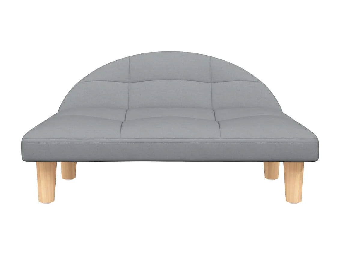 Fort Morgan  Lit pour cen gris clair 70x52x30 cm tissu