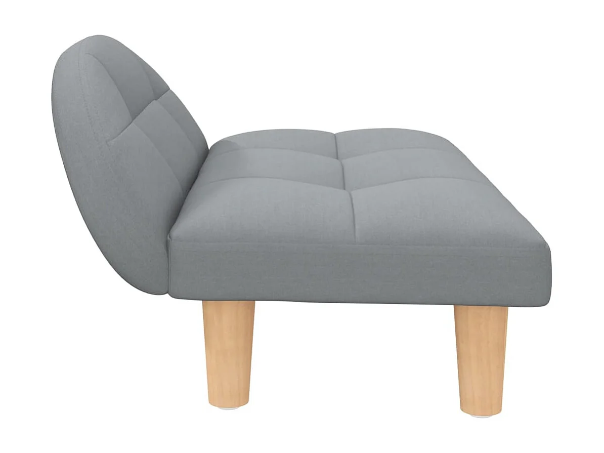 Fort Morgan  Lit pour cen gris clair 70x52x30 cm tissu