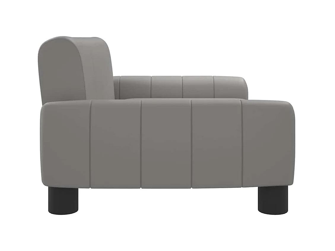 Trent Alan  Lit pour cen gris 70x45x30 cm similicuir