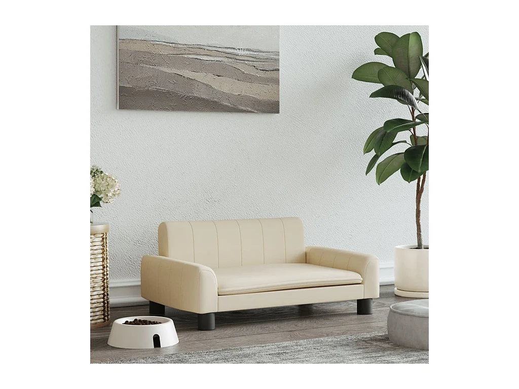 Trent Alan  Lit pour cen crème 70x45x30 cm tissu