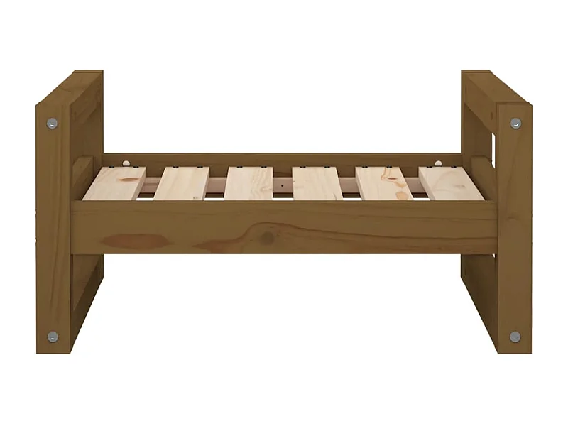 Harelbeke  Lit pour cen Marron miel 55,5x45,5x28 cm Bois de pin solide