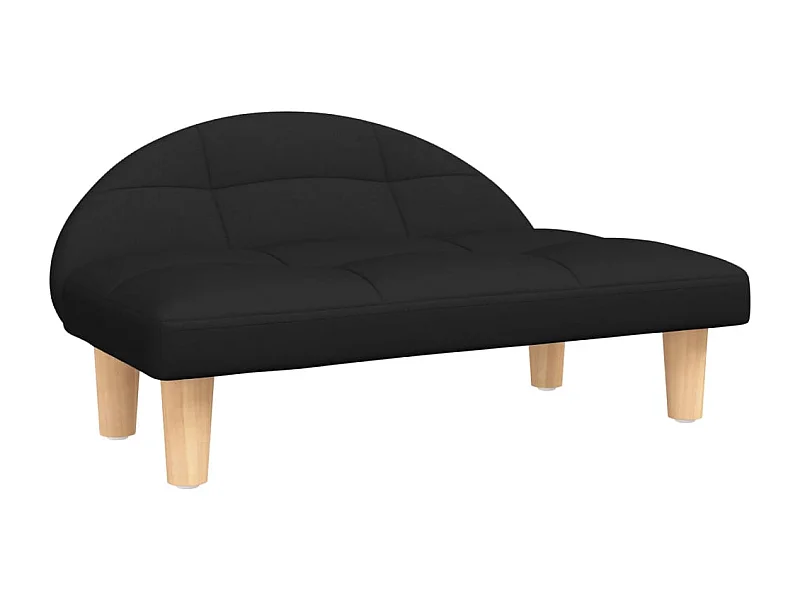 Fort Morgan  Lit pour cen noir 70x52x30 cm tissu