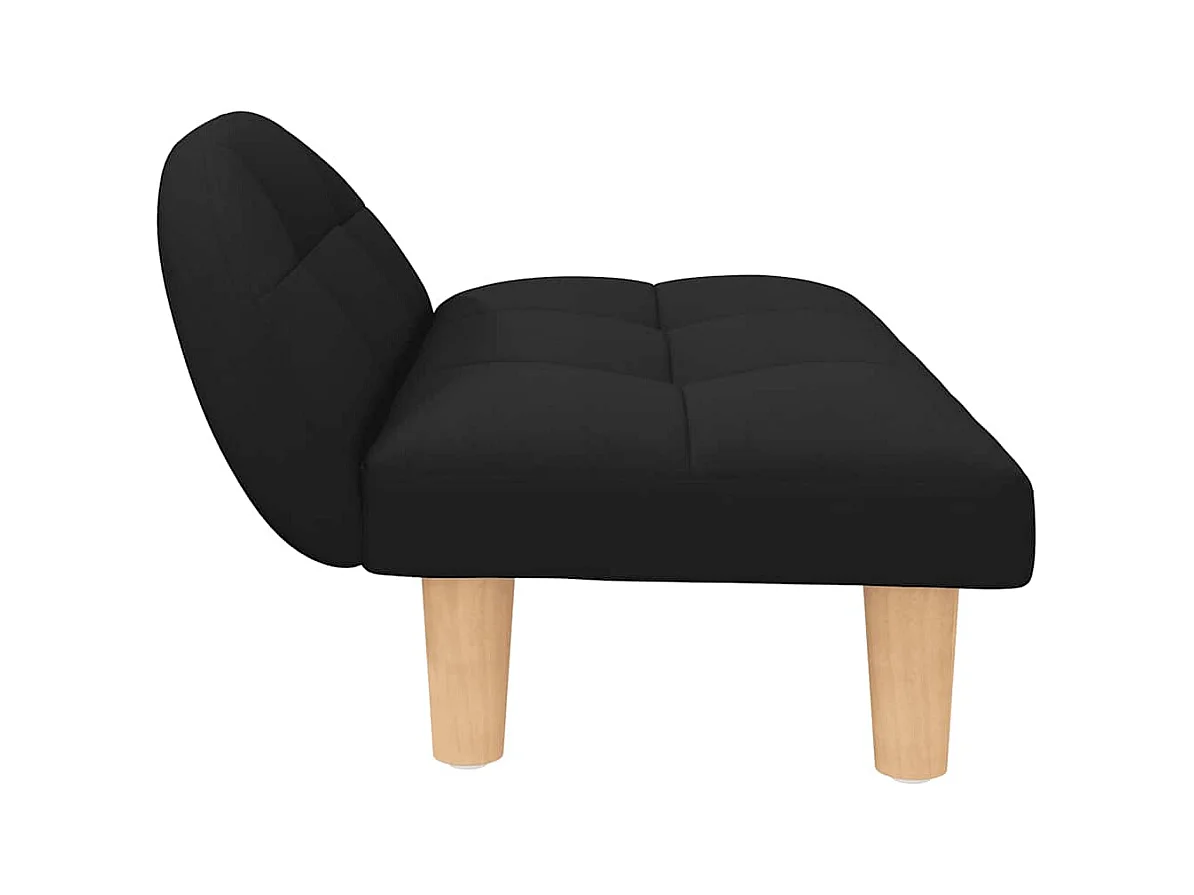 Fort Morgan  Lit pour cen noir 70x52x30 cm tissu