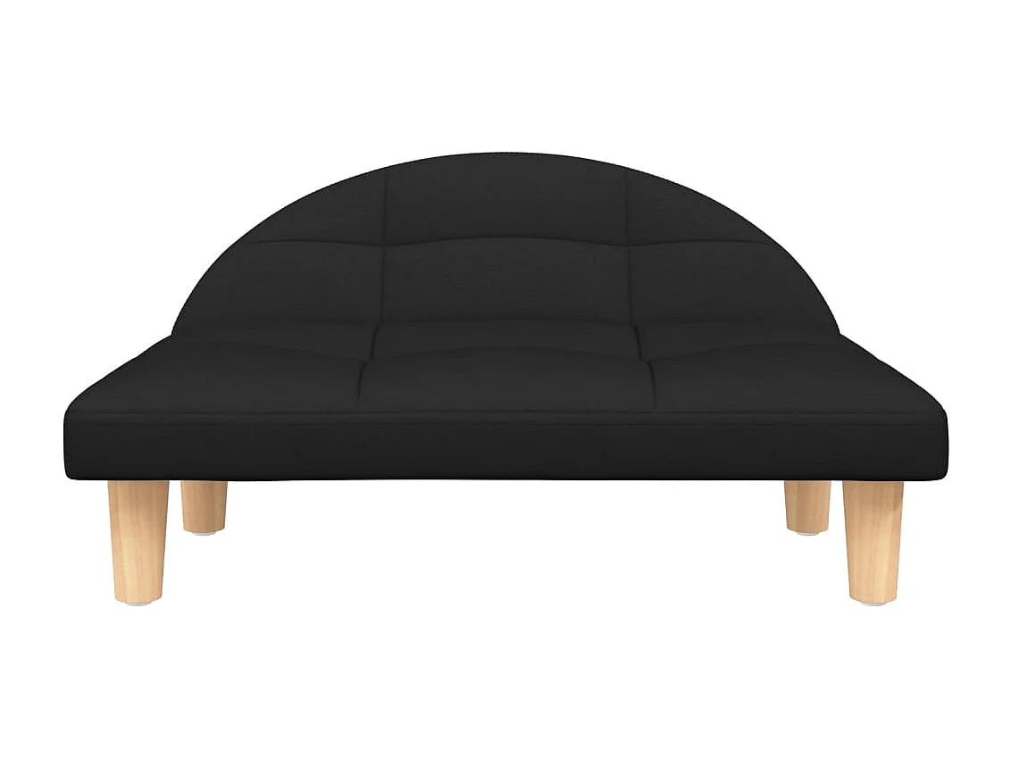 Fort Morgan  Lit pour cen noir 70x52x30 cm tissu