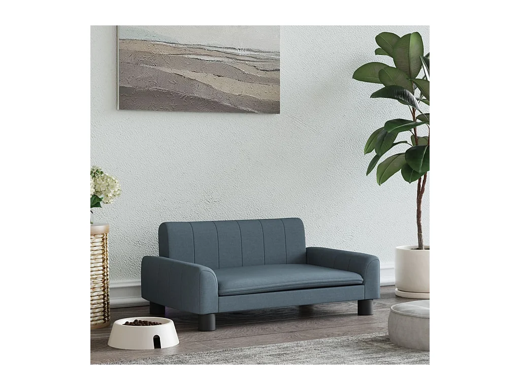 Trent Alan  Lit pour cen gris foncé 70x45x30 cm tissu