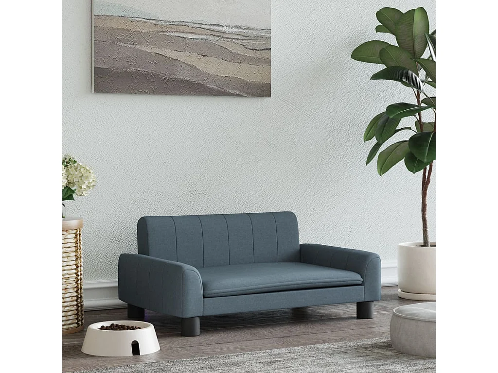 Trent Alan  Lit pour cen gris foncé 70x45x30 cm tissu