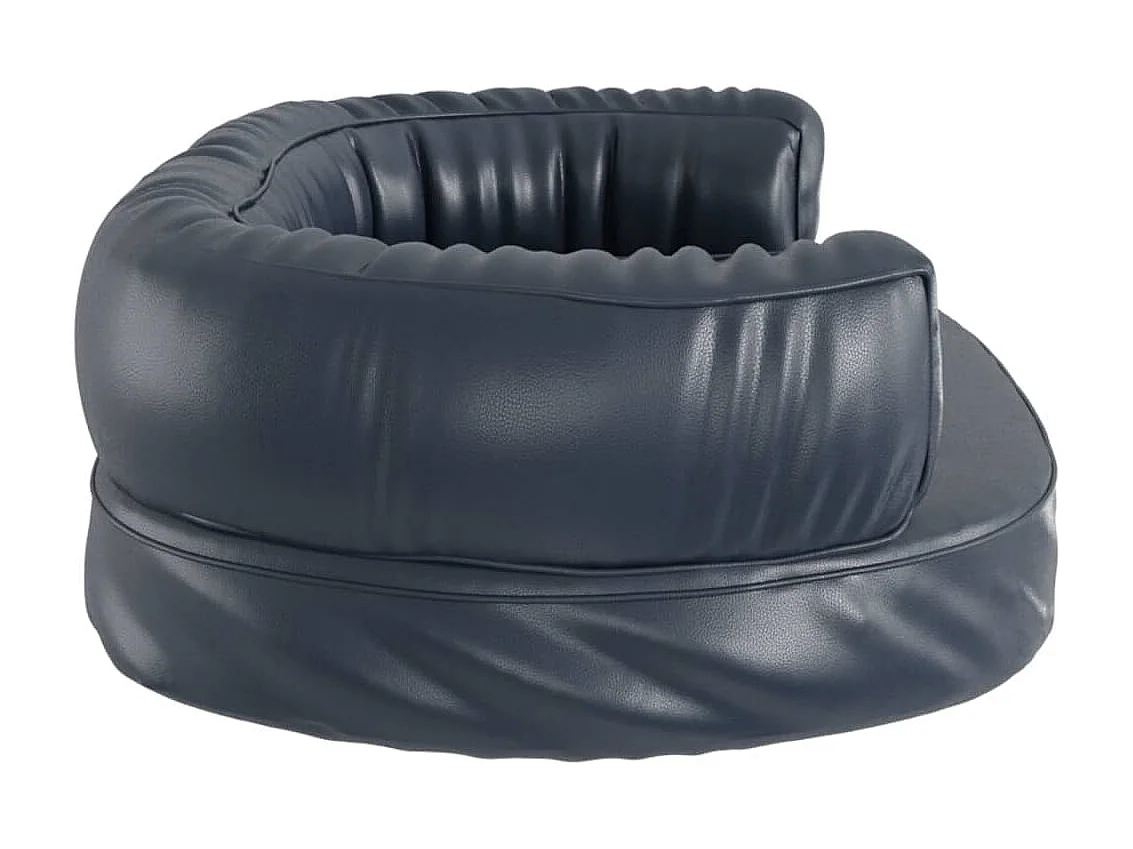 Aventura  Lit pour cen ergonomique Mousse Bleu foncé 60x42cm Similicuir