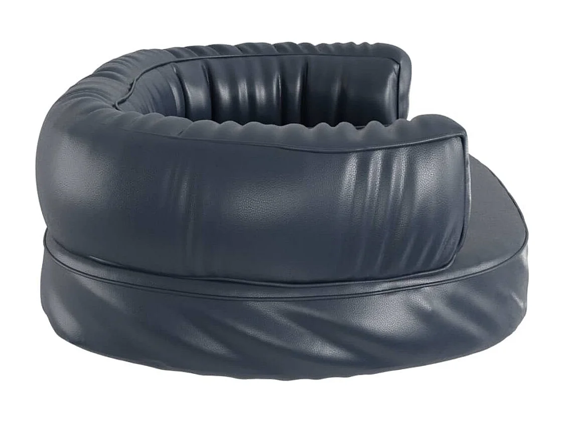 Aventura  Lit pour cen ergonomique Mousse Bleu foncé 60x42cm Similicuir