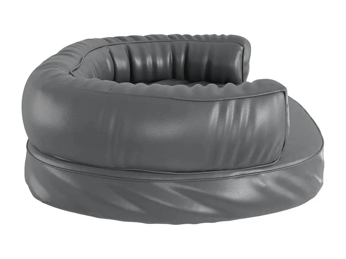 Aventura  Lit pour cen ergonomique Mousse Gris 75x53 cm Similicuir