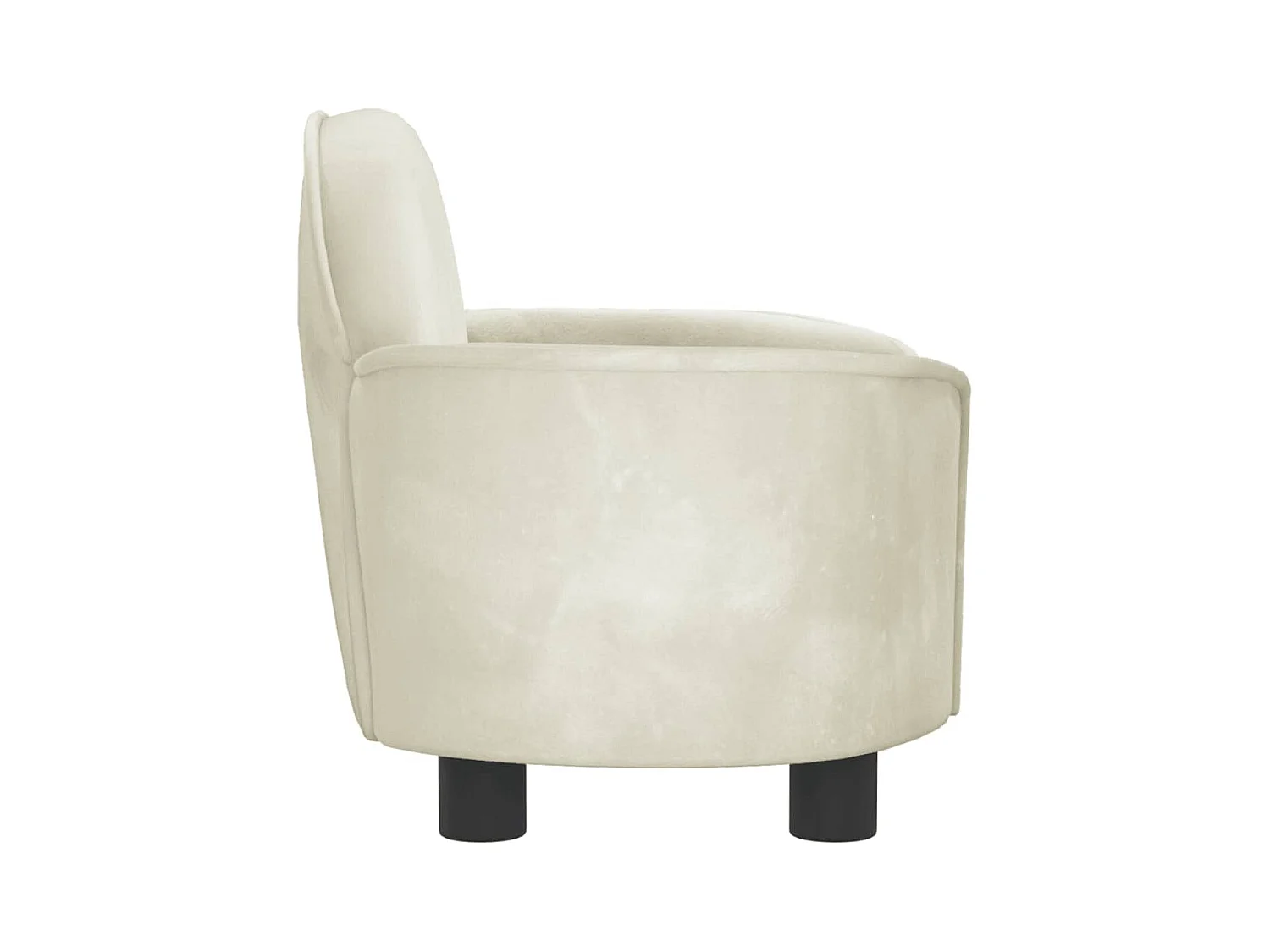 Ware Shoals  Lit pour cen crème 66x40x45 cm velours