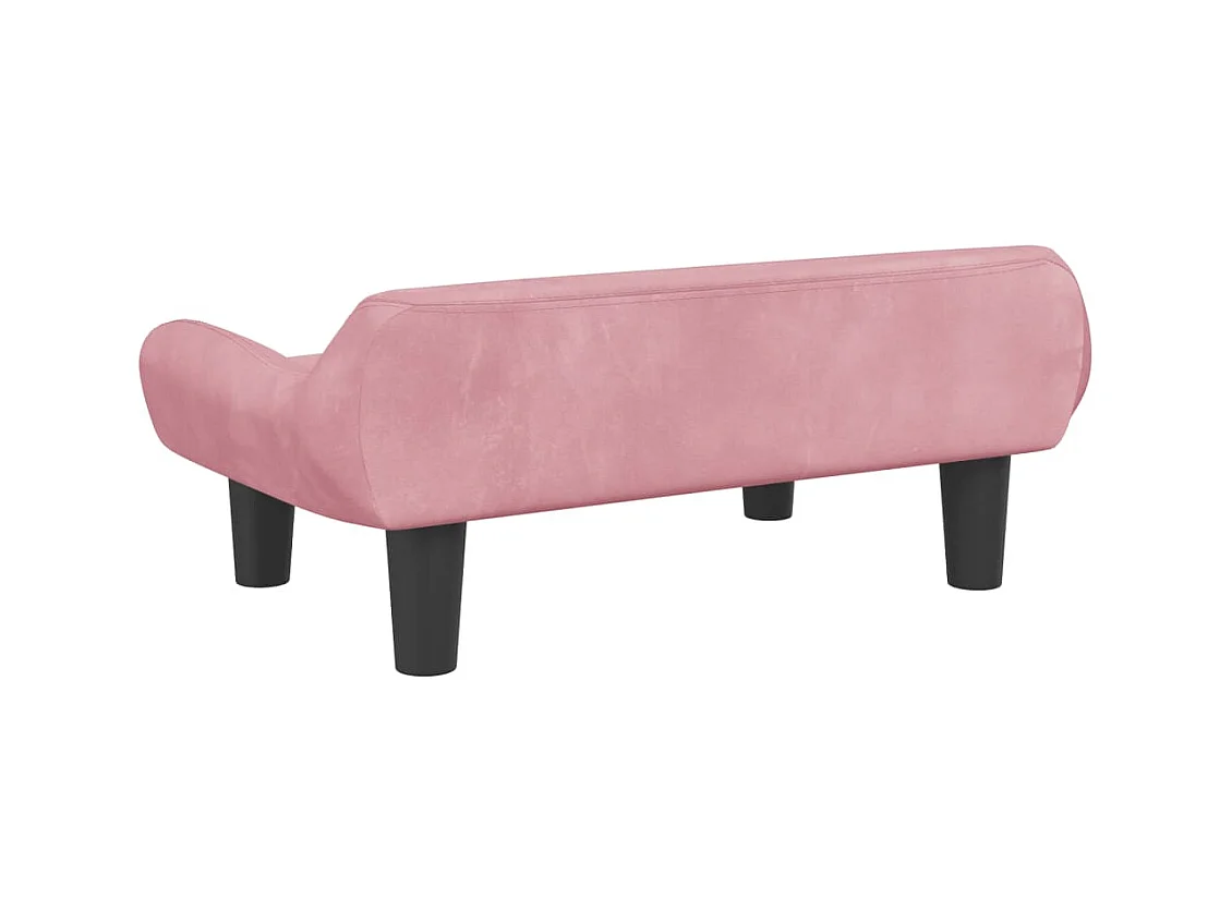 Kessel  Lit pour cen rose 70x40x24 cm velours