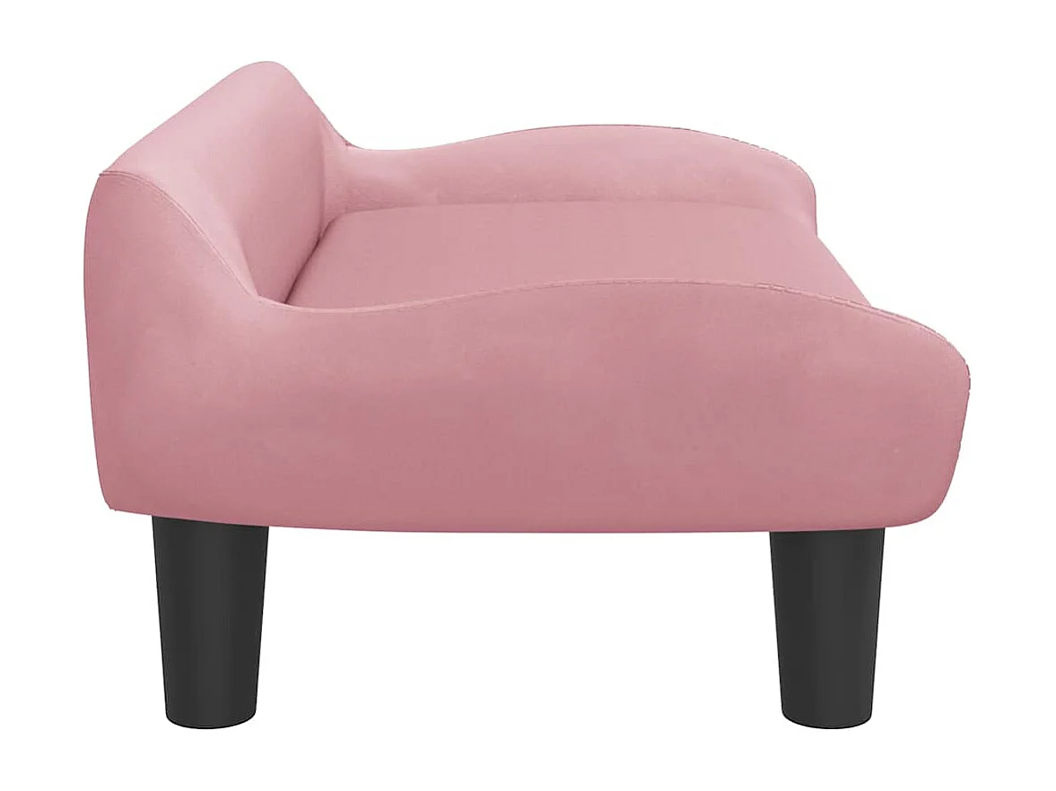 Kessel  Lit pour cen rose 70x40x24 cm velours