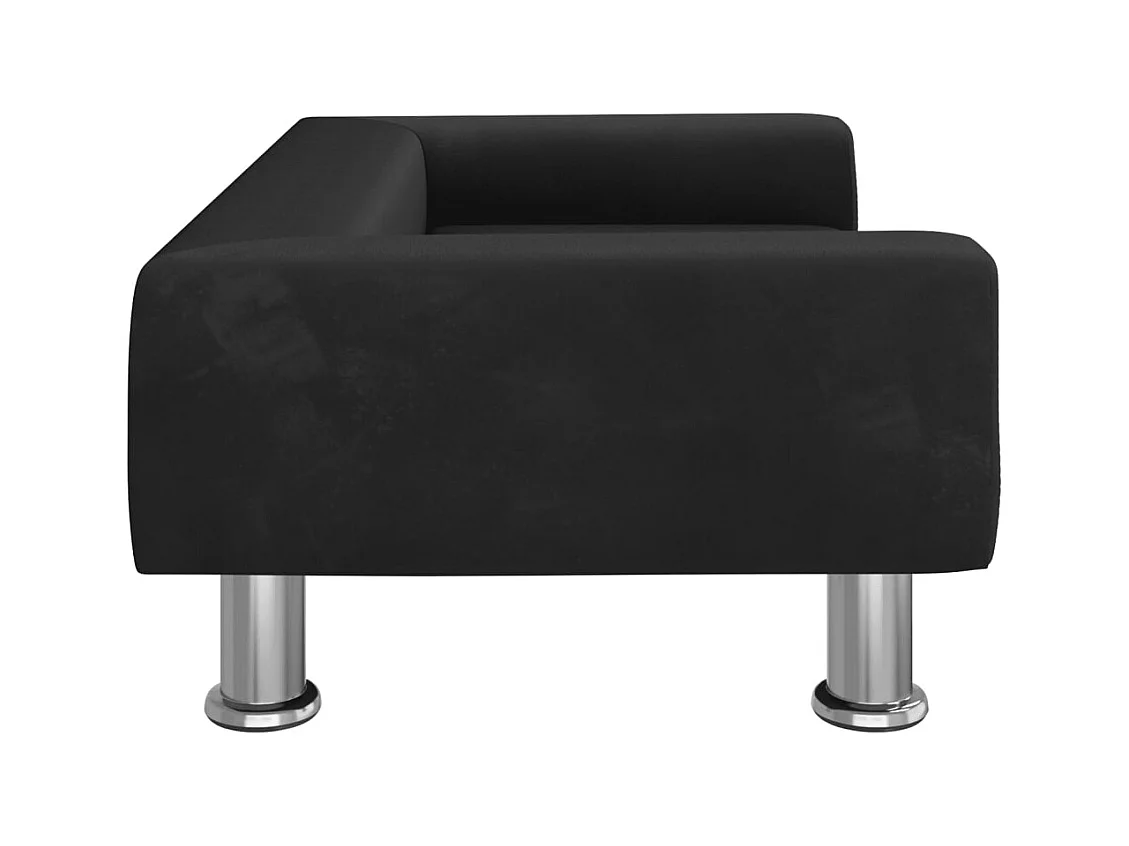 East Providence  Lit pour cen noir 70x45x26,5 cm velours