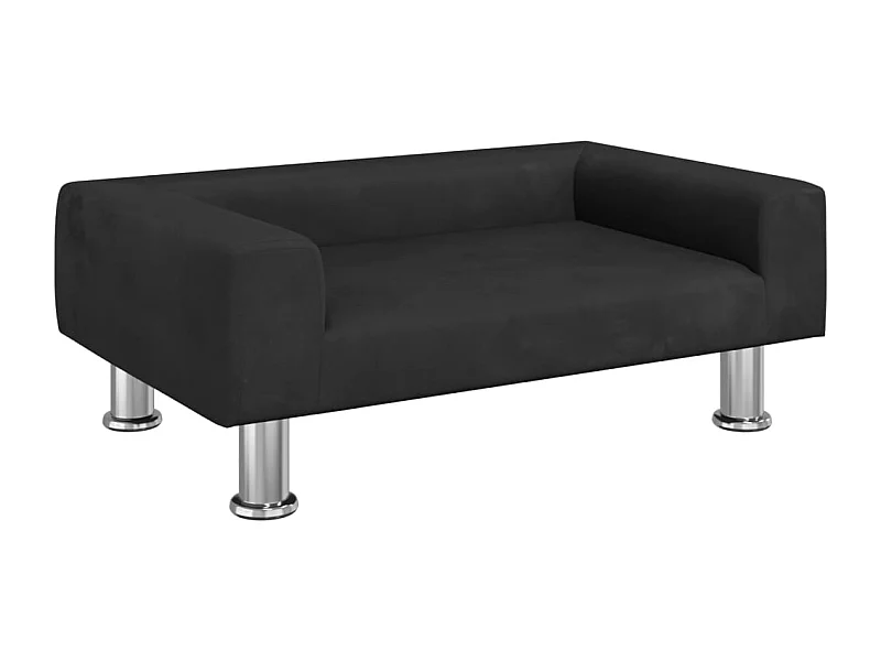 East Providence  Hondenmand 70x45x26,5 cm fluweel zwart