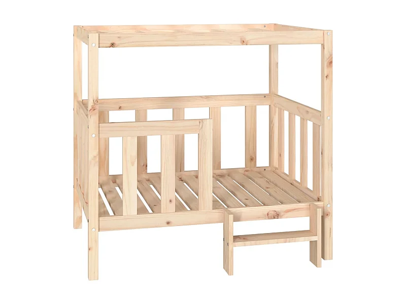 Varyn  Lit pour cen 105,5x83,5x100 cm Bois de pin solide