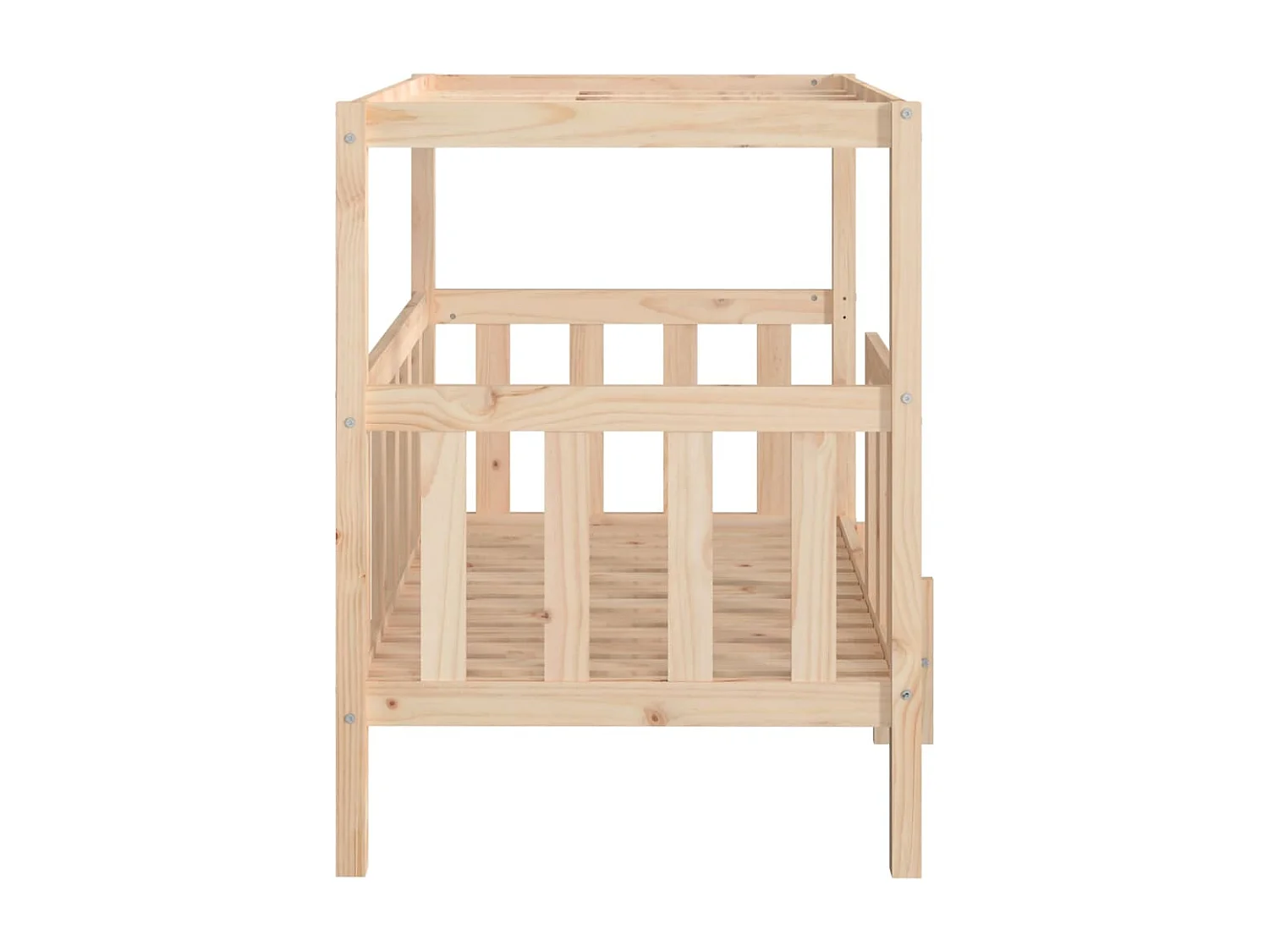 Varyn  Lit pour cen 105,5x83,5x100 cm Bois de pin solide