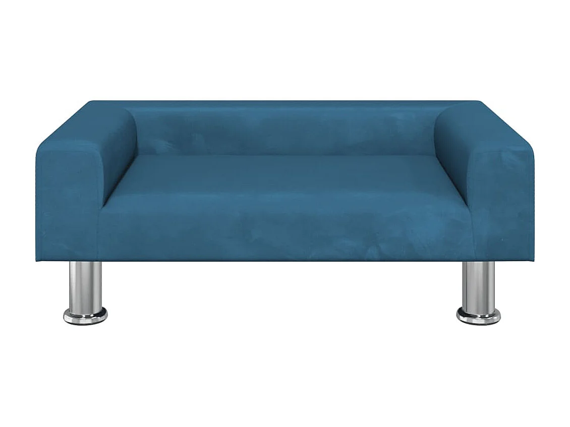 East Providence  Lit pour cen bleu 70x45x26,5 cm velours