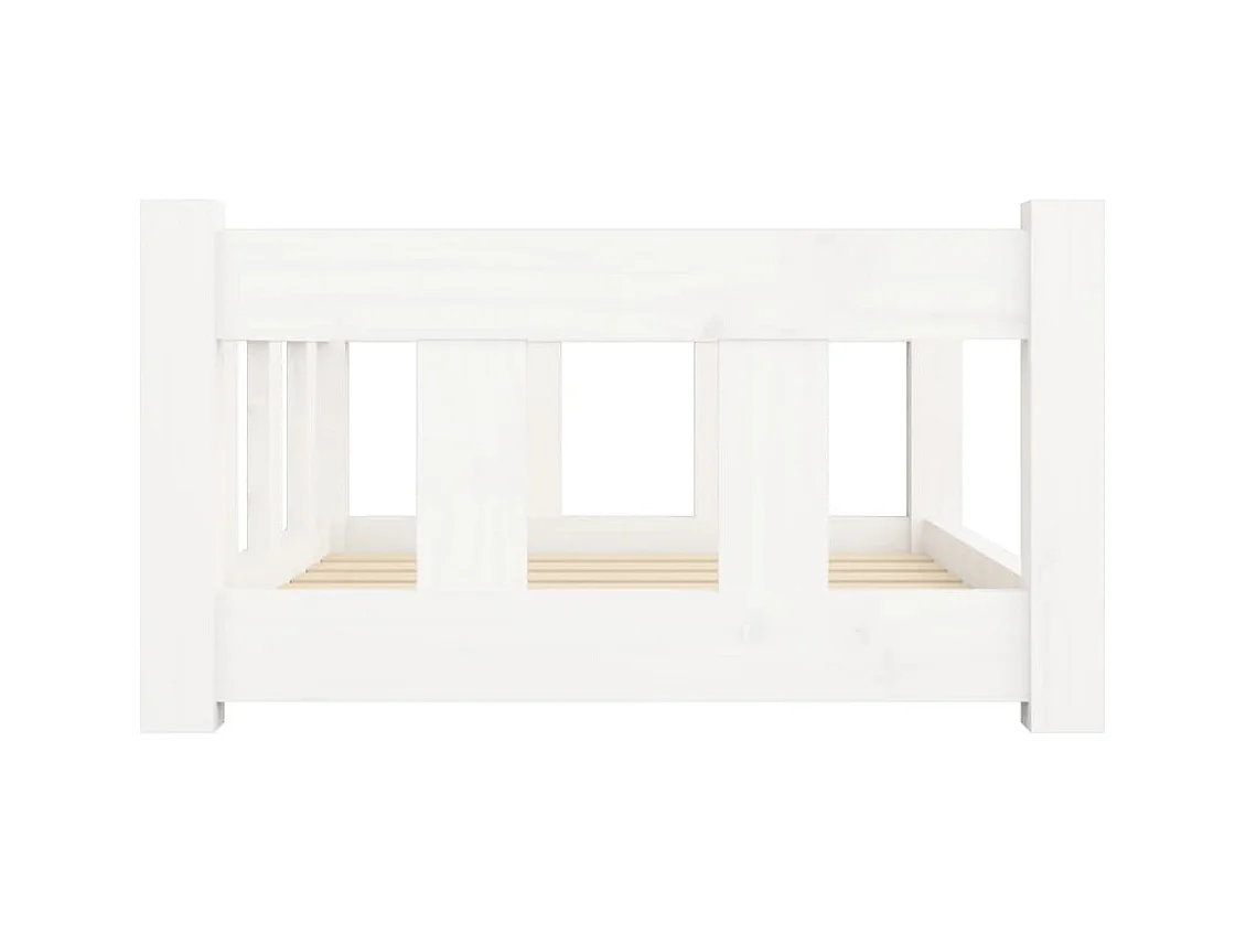 Cherryfield  Lit pour cen Blanc 65,5x50,5x28 cm Bois de pin solide