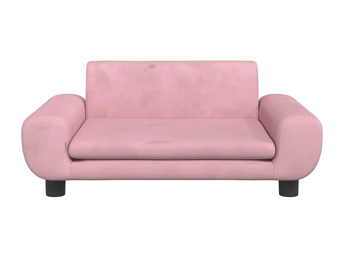 Fien  Lit pour cen rose 70x45x33 cm velours