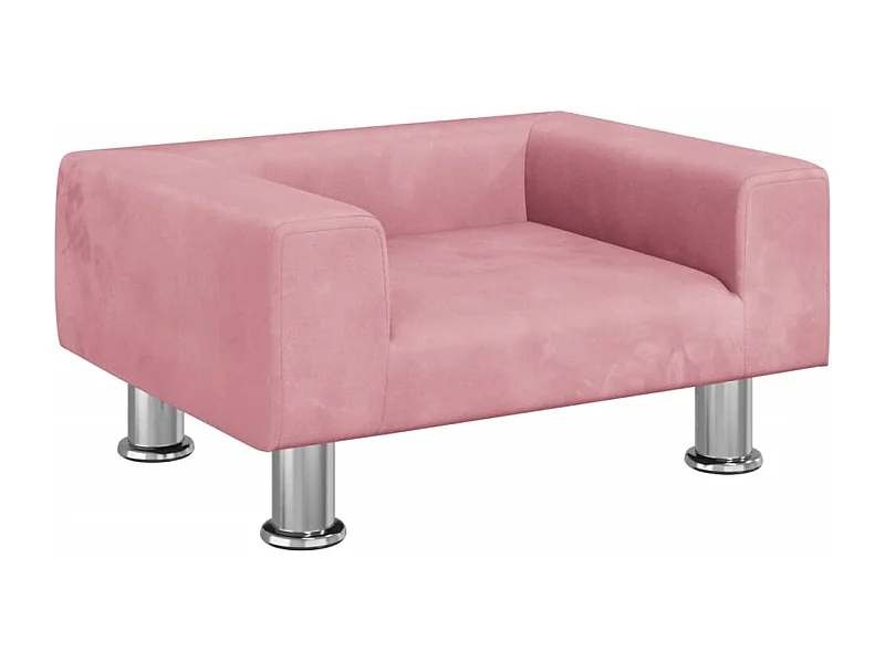 East Providence  Hondenmand 50x40x26,5 cm fluweel roze