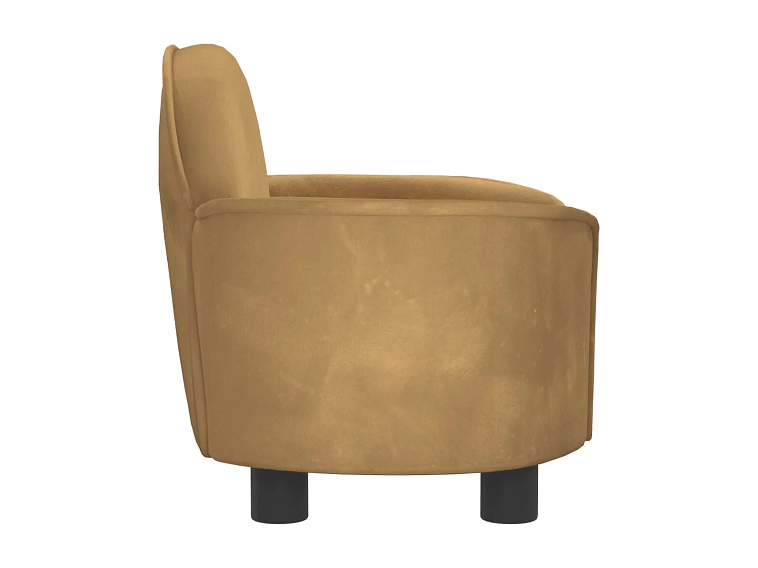 Ware Shoals  Lit pour cen marron 66x40x45 cm velours