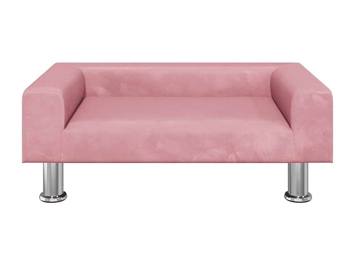 East Providence  Hondenmand 70x45x26,5 cm fluweel roze